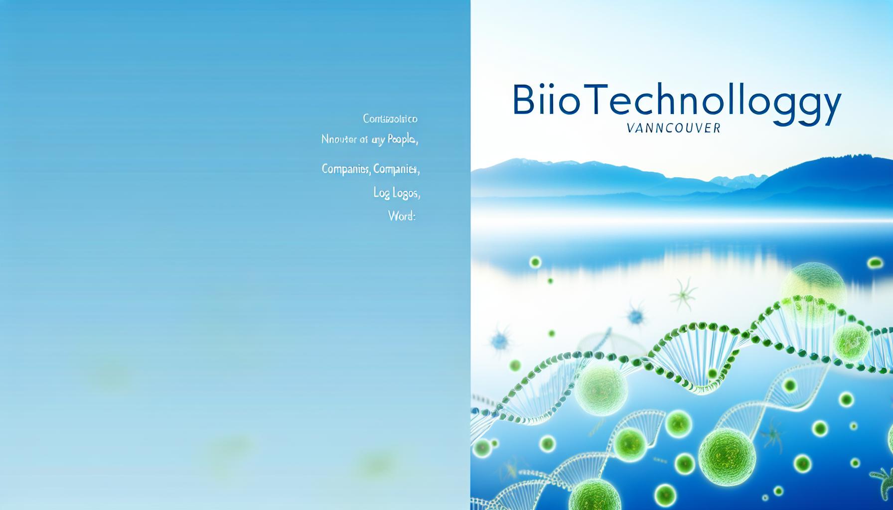 Exploring Vancouver's Rising Stars in Canadian Biotech Startup Industry ...