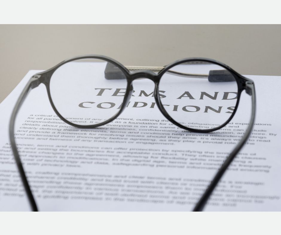 terms and conditions