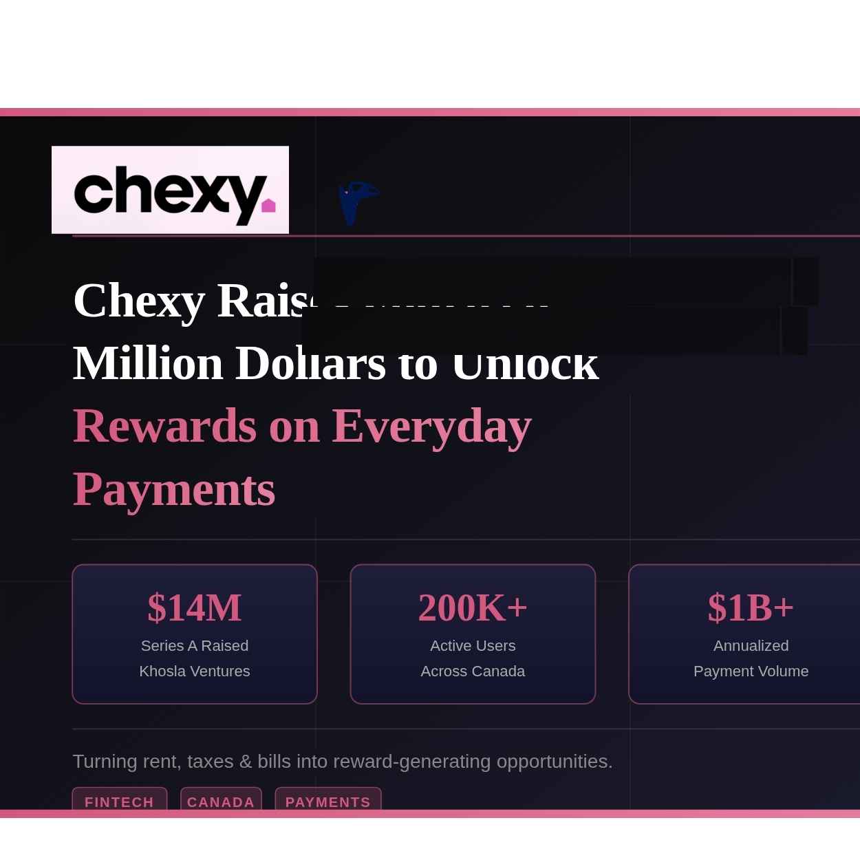 Chexy Raises Fourteen Million Dollars to Unlock Rewards on Everyday ...