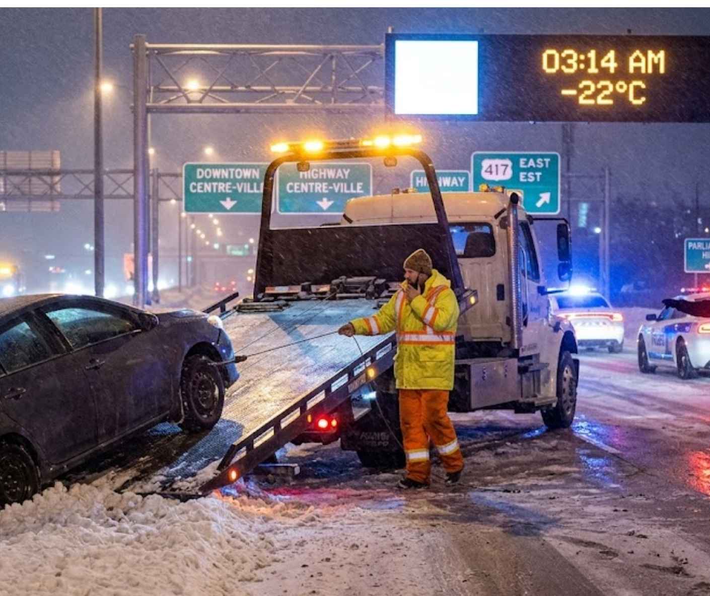 Why 24 Hour Emergency Towing Matters More in Ottawa Than Most Cities
