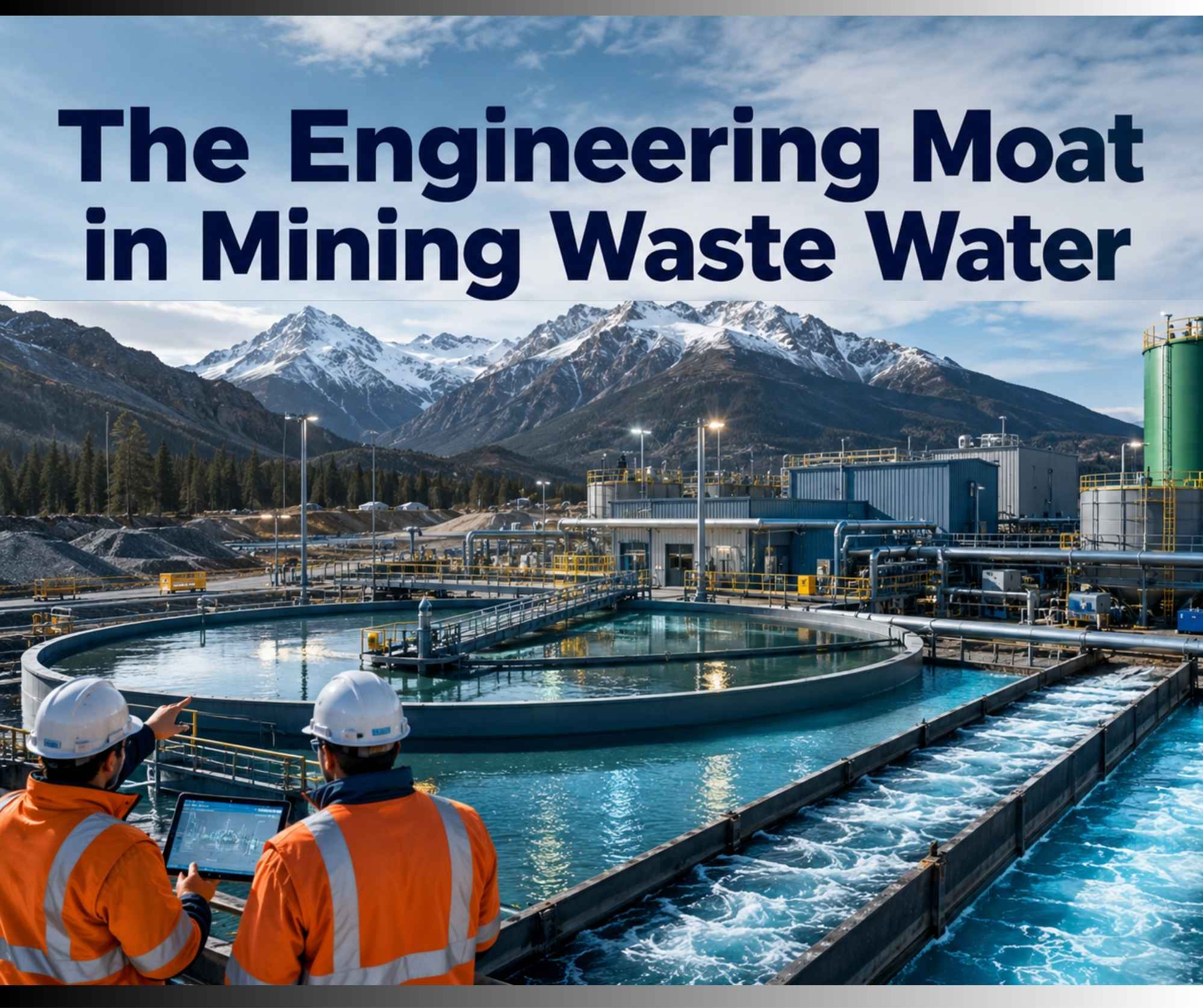 The Engineering Moat in Mining Waste Water