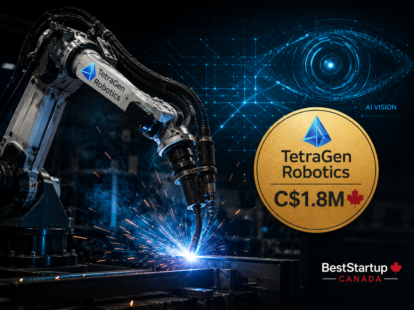 TetraGen Robotics Raises Official C$1.8M